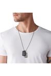 Diesel Jewellery Double Dogtags Stainless Steel Necklace - Dx1314040 thumbnail 2