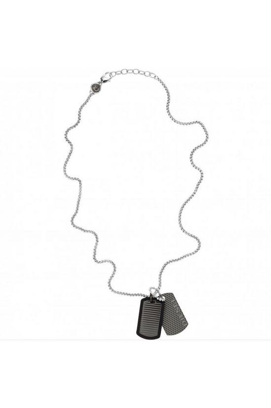 Diesel Jewellery Double Dogtags Stainless Steel Necklace - Dx1314040 3