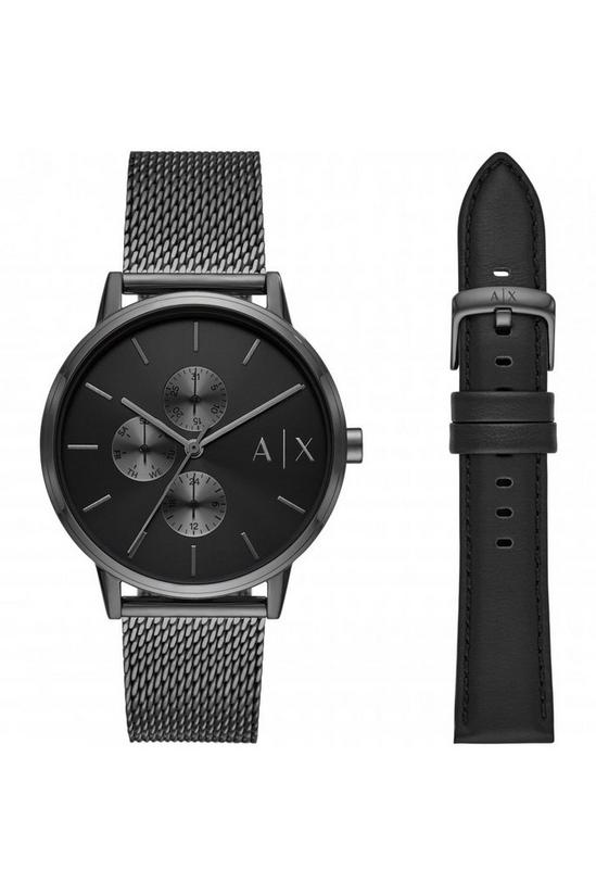 Armani Exchange Cayde Stainless Steel Fashion Analogue Watch - AX7129SET 1