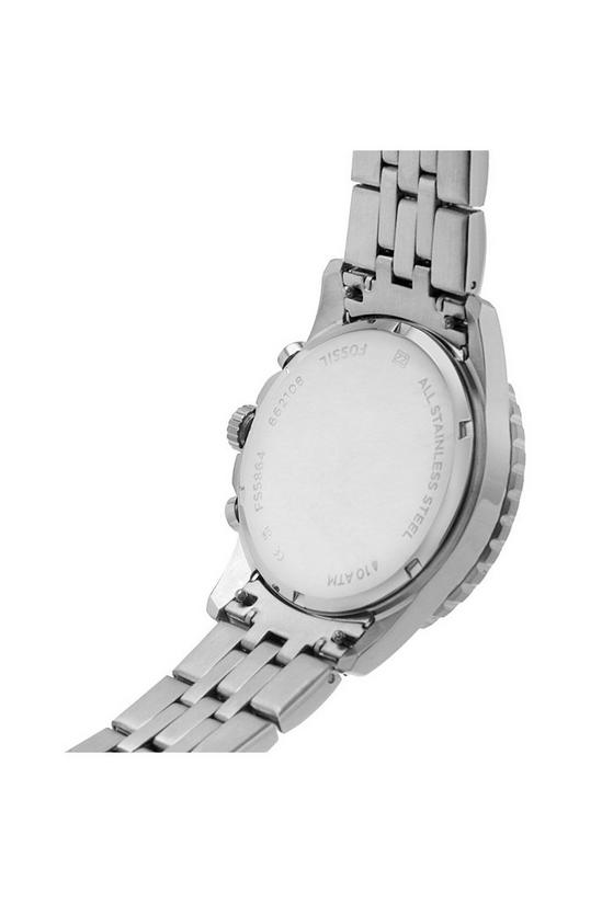 Fossil Fb - 01 Chrono Stainless Steel Fashion Analogue Quartz Watch - Fs5864 4