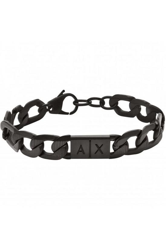 Armani Exchange Jewellery Classic Stainless Steel Bracelet - Axg0079001 1