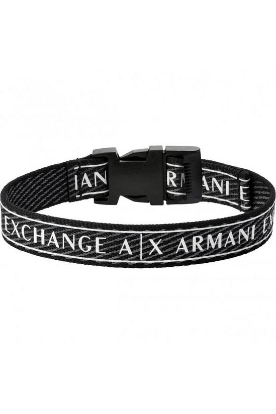 Armani Exchange Jewellery Logo Fabric Bracelet - Axg0082040 1