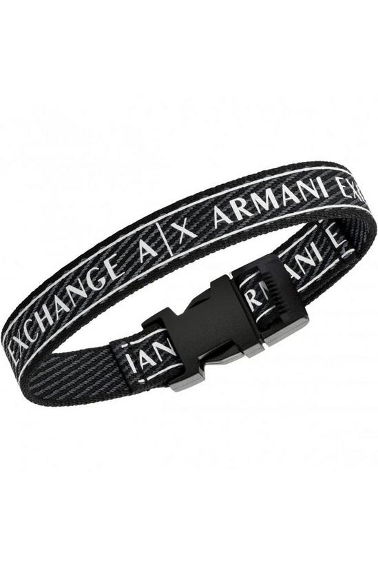 Armani Exchange Jewellery Logo Fabric Bracelet - Axg0082040 2