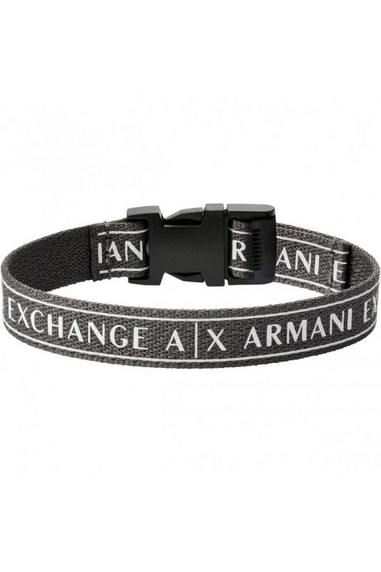 Armani Exchange Jewellery Logo Fabric Bracelet - Axg0080040 1