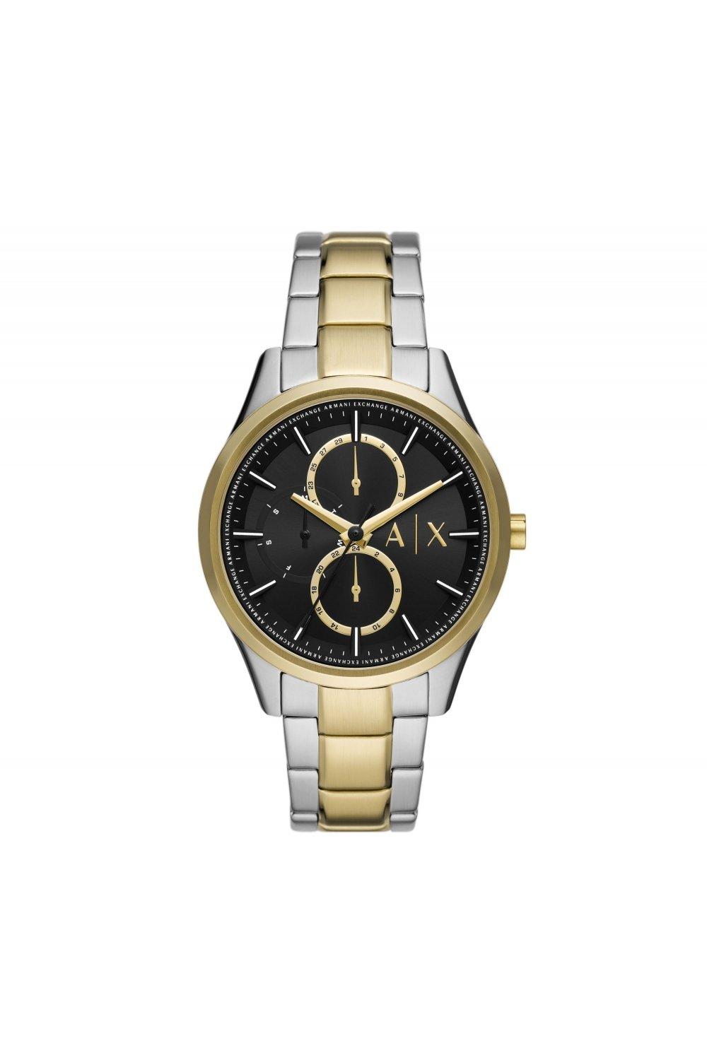 stainless steel fashion analogue quartz multifunction watch - ax1865
