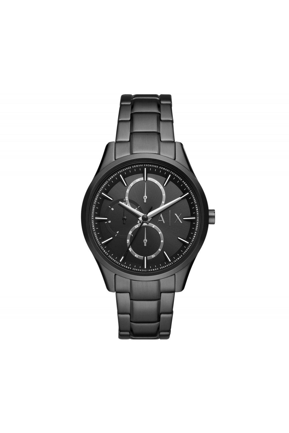 stainless steel fashion analogue quartz multifunction watch - ax1867