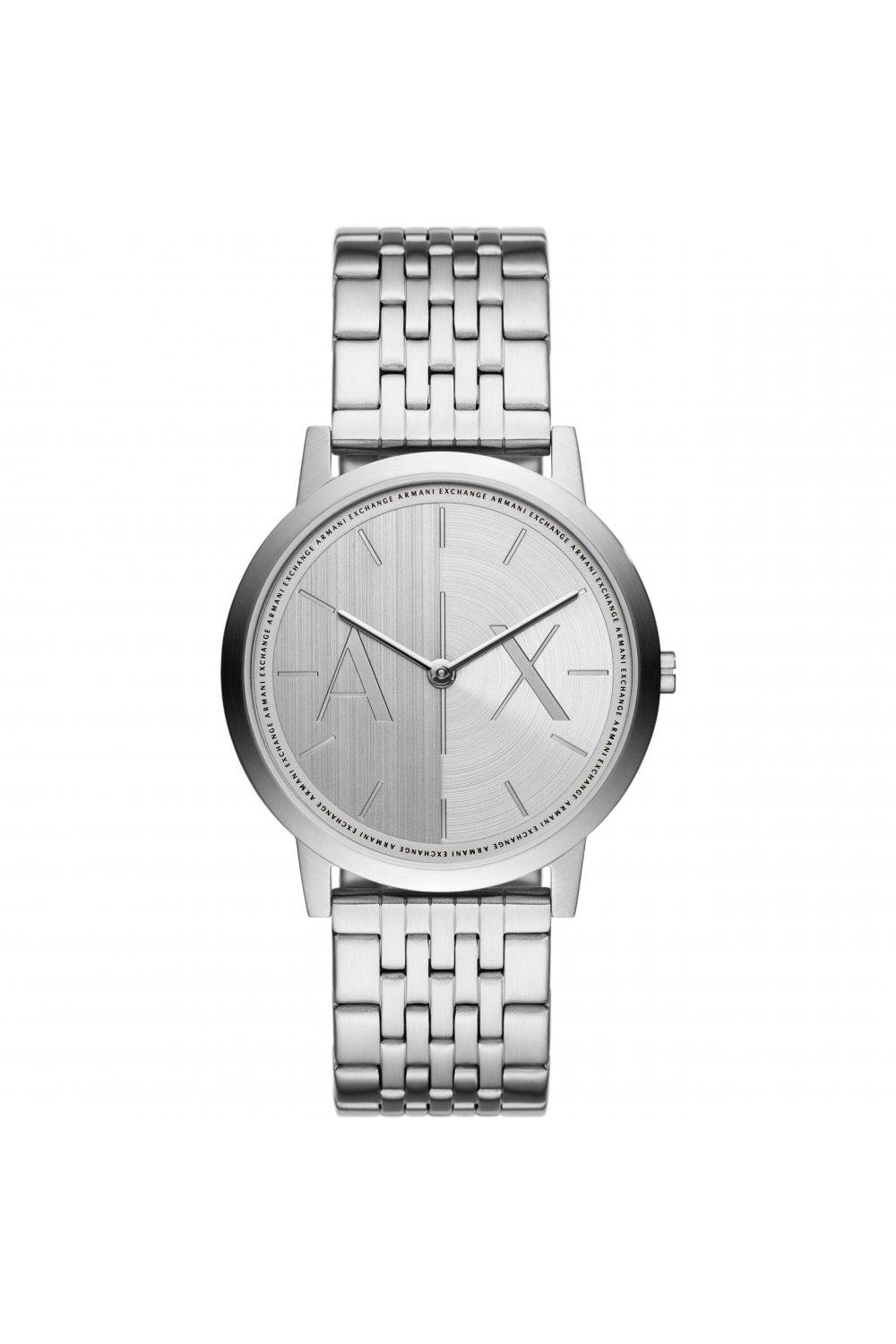 stainless steel fashion analogue quartz watch - ax2870