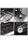 Landmann Rexon MCS Cook 3.1 Burner Gas BBQ With Recessed Side Burner thumbnail 2