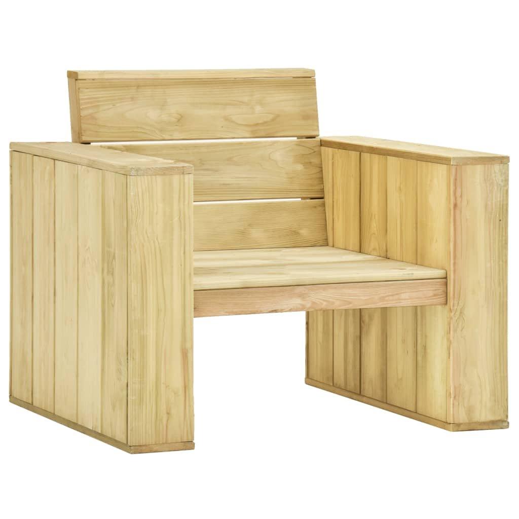 Garden Chair 89x76x76 cm Impregnated Pinewood