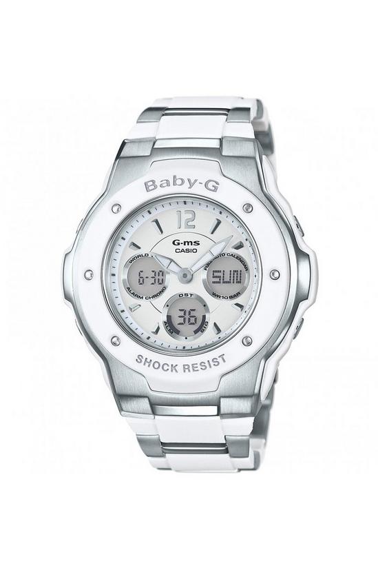 Casio 'Baby-G' Stainless Steel Classic Combination Quartz Watch - MSG-300C-7B3ER 1