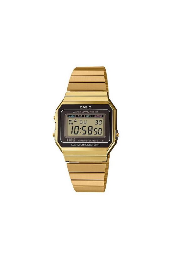 Casio Collection Plated Stainless Steel Classic Quartz Watch - A700Weg-9Aef 1