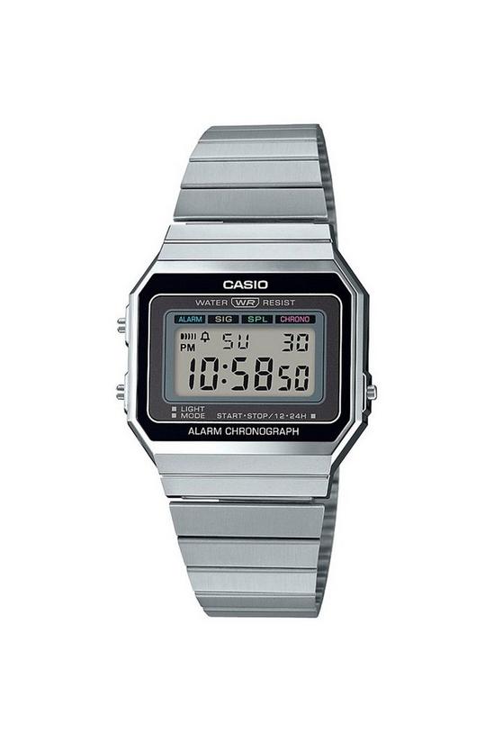 Casio Collection Stainless Steel Classic Digital Quartz Watch - A700We-1Aef 1