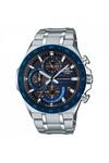 Casio Stainless Steel Classic Analogue Solar Watch - EQS-920DB-2AVUEF thumbnail 1