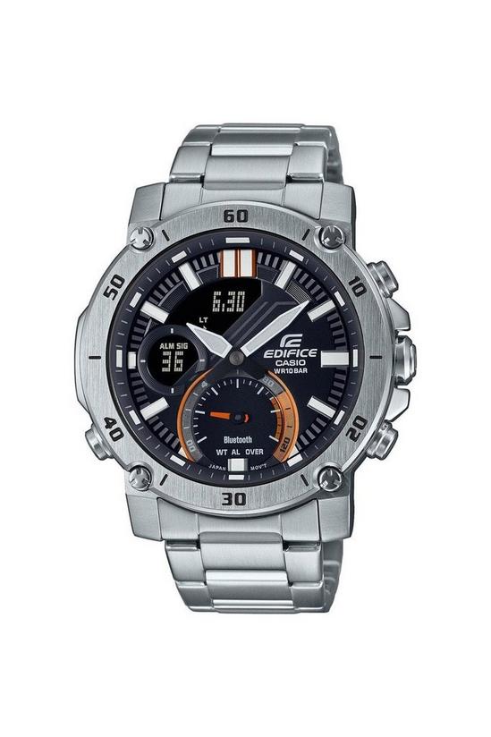 Casio Stainless Steel Classic Combination Quartz Watch - ECB-20D-1AEF 1