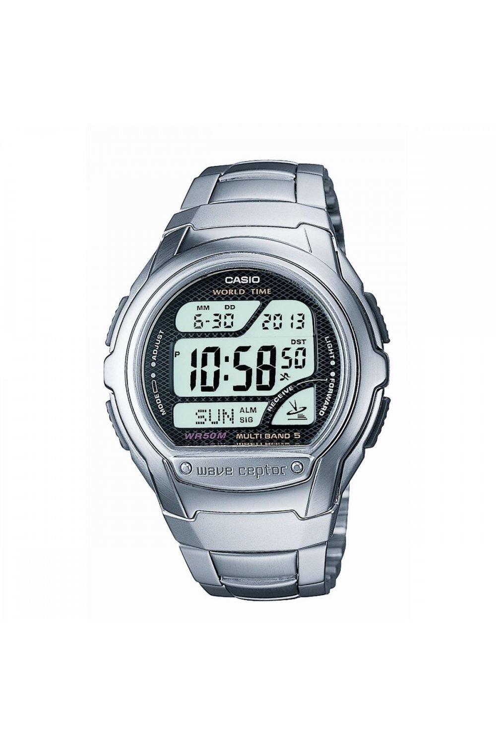 Wave Ceptor Stainless Steel Classic Digital Watch - Wv-58Rd-1Aef