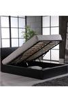 Modernique Ottoman Double Storage Bed Faux Leather with Gas Lift Up Base thumbnail 4