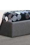 Modernique Fabric Ottoman Storage Bed with High Headboard, Gas Lift Up Base thumbnail 2