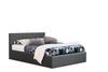 Modernique Fabric Ottoman Storage Bed with High Headboard, Gas Lift Up Base thumbnail 6