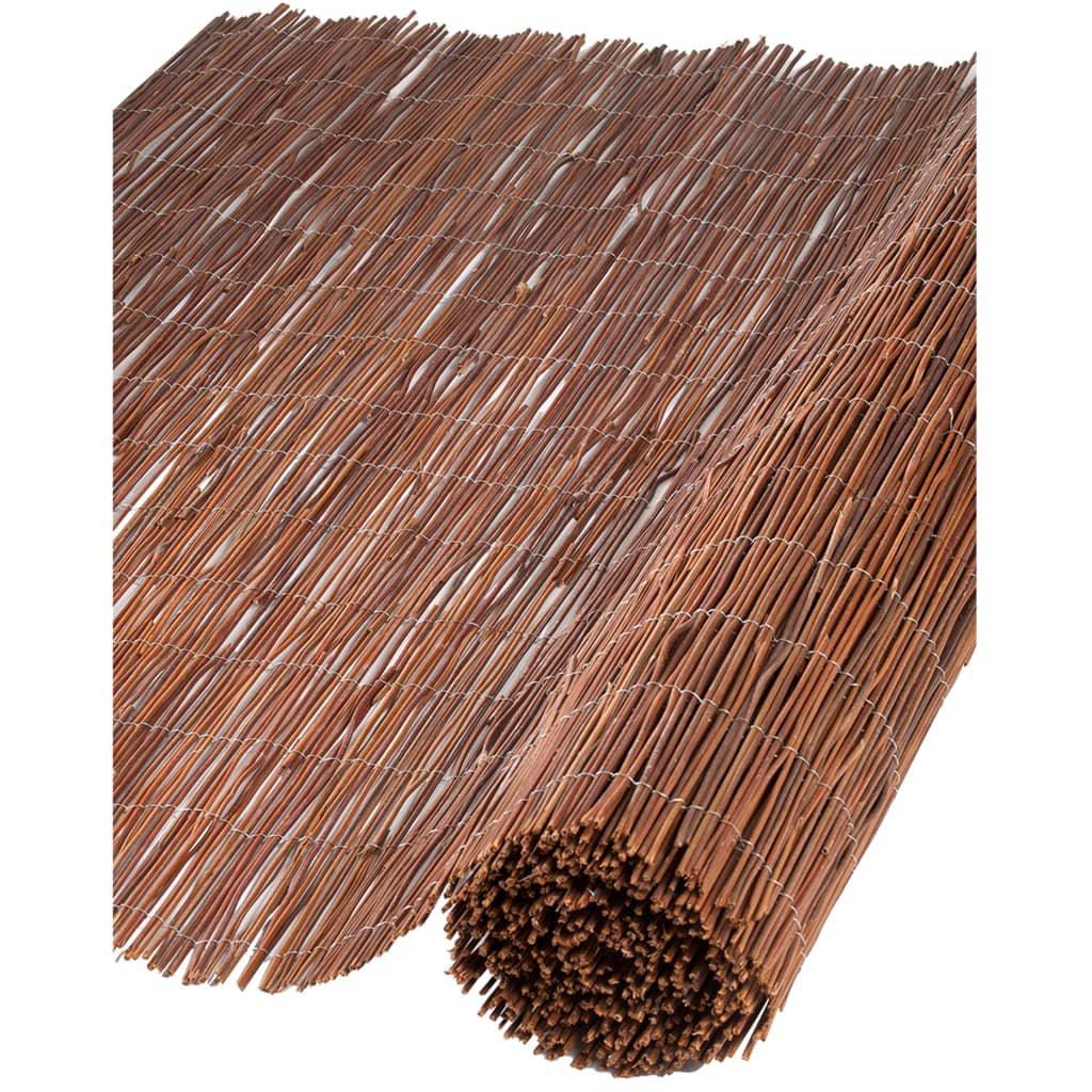 Nature 2 pcs Garden Screens Willow 1x5 m 5 mm Thick