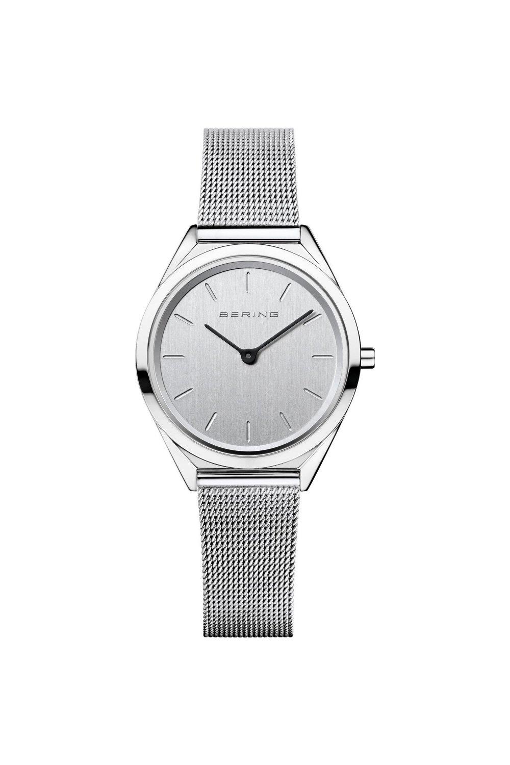 ultra slim stainless steel classic analogue quartz watch - 17031-000