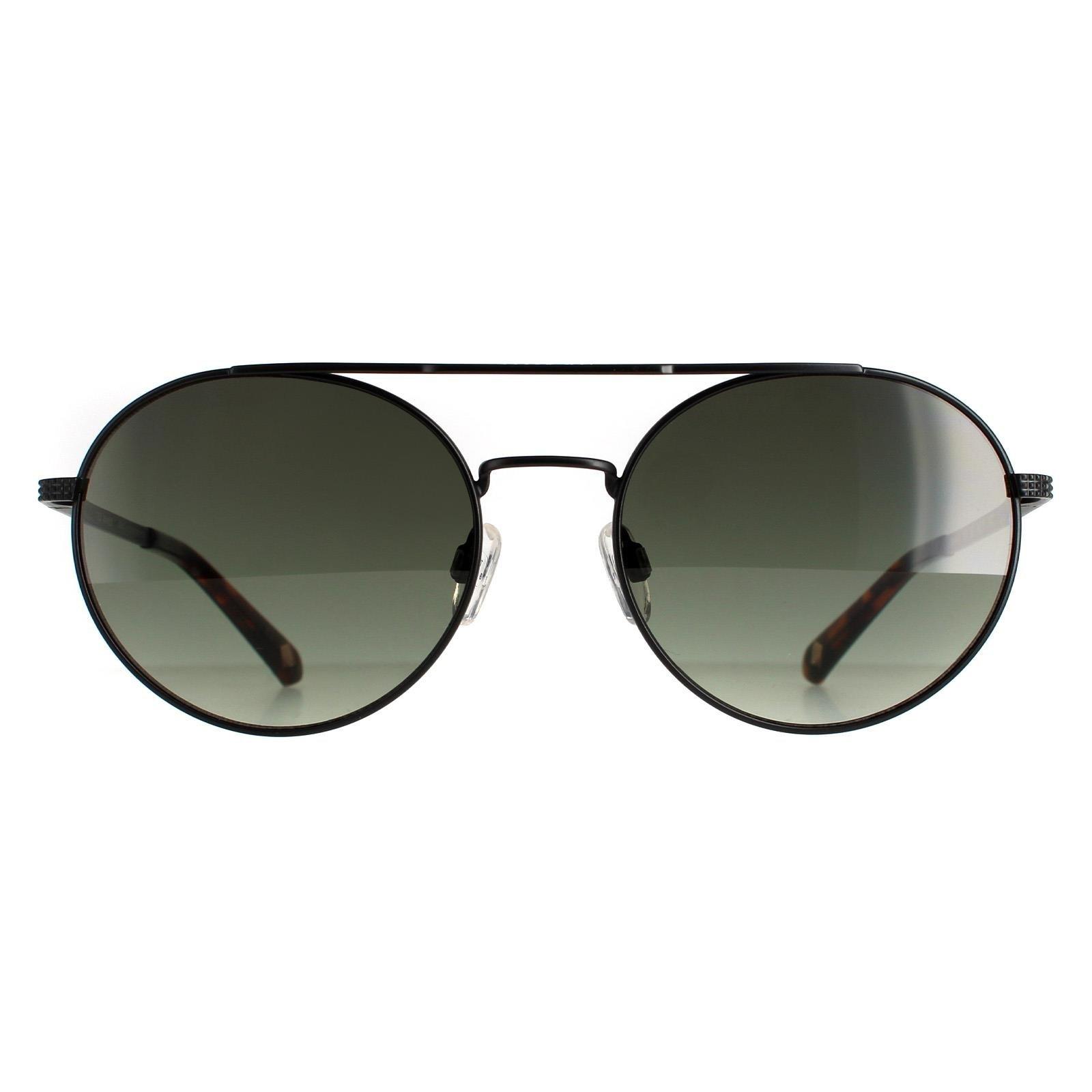 Round Black Grey TB1531 Warner Sunglasses