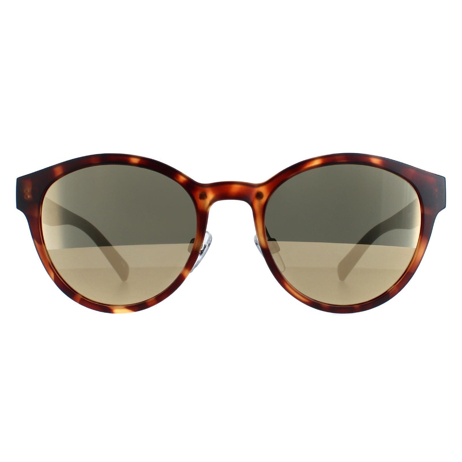 Oval Unisex Brown Gold Mirrored BE5009