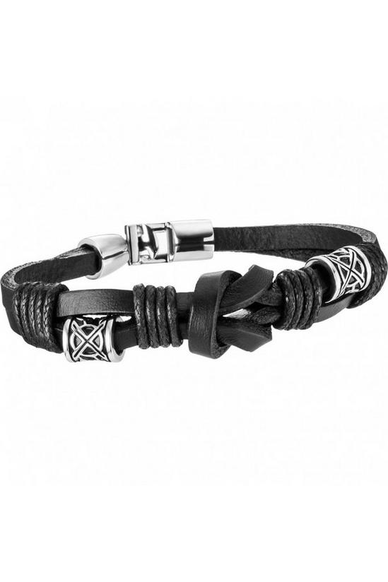 Police Jewellery Looper Leather Bracelet - 26069BLB/01-L 1