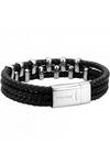 Police Jewellery Norrebro Leather Bracelet - 26321Blsb/01-L thumbnail 1
