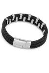 Police Jewellery Norrebro Leather Bracelet - 26321Blsb/01-L thumbnail 2