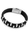 Police Jewellery Norrebro Leather Bracelet - 26321Blsb/01-L thumbnail 3