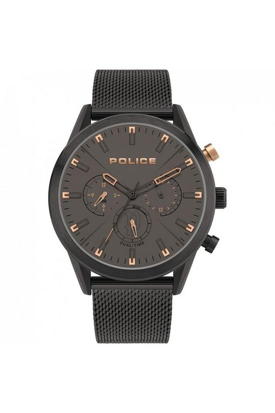 Police 'Silfra' Stainless Steel Fashion Analogue Quartz Watch - 16021JSB/79MM 1