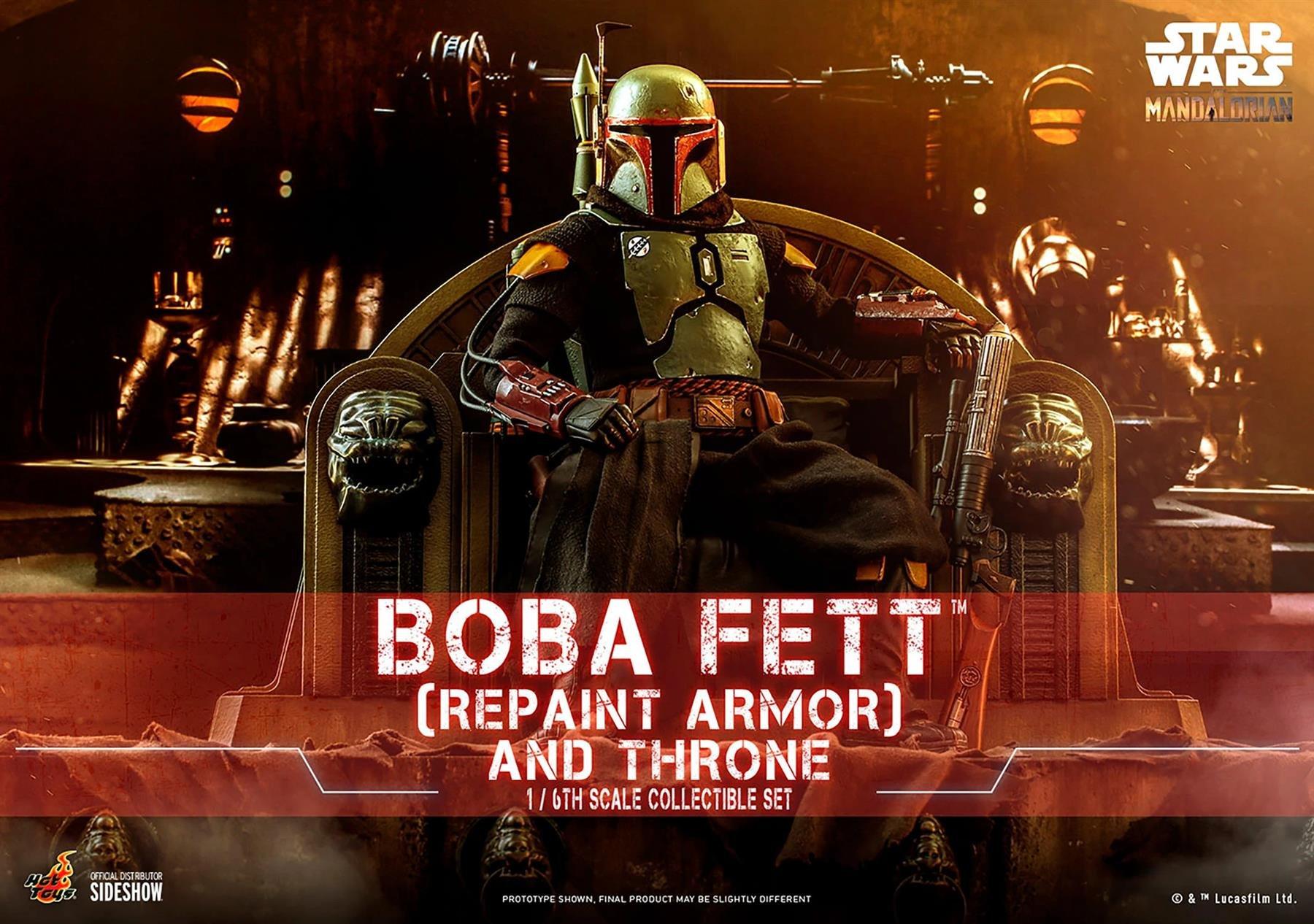 Photos - Action Figures / Transformers Star Boba Fett Repaint Armour and Throne Collectible Set 1:6 Scale Hot Toys 908 