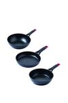 Pyrex 'Optima+' 28cm Wok with 22 and 26cm Fry Pans thumbnail 1