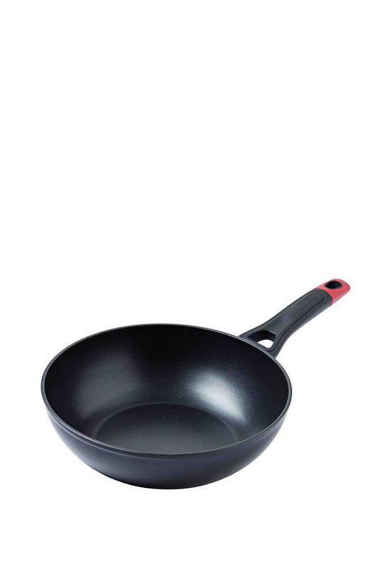 Pyrex 'Optima+' 28cm Wok with 22 and 26cm Fry Pans 3