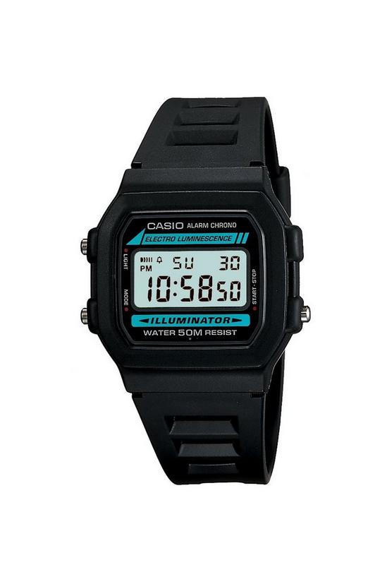 Casio Retro Plastic/resin Classic Digital Quartz Watch - W-86-1Vqes 1