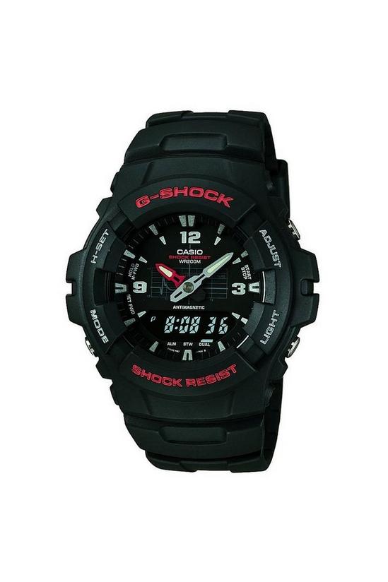 Casio G-Shock Plastic/resin Classic Combination Quartz Watch - G-100-1Bvmur 1