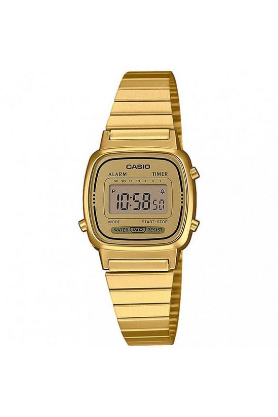 Casio Classic Collection Gold Plated Stainless Steel Watch - La670Wega-9Ef 1