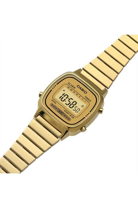 Casio Classic Collection Gold Plated Stainless Steel Watch - La670Wega-9Ef 5