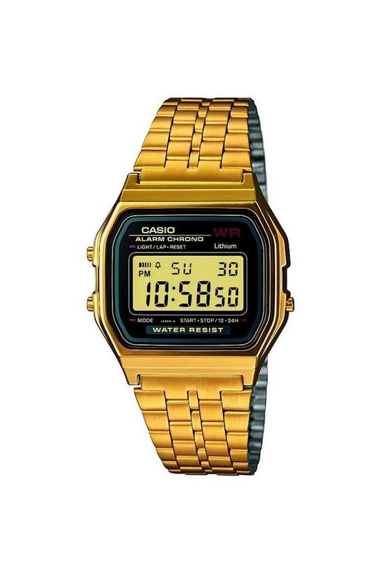 Casio Collection Plated Stainless Steel Classic Quartz Watch - A159Wgea-1Ef 1