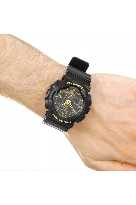 Casio G-Shock Plastic/resin Classic Combination Watch - Ga-100Cf-1A9Er 6