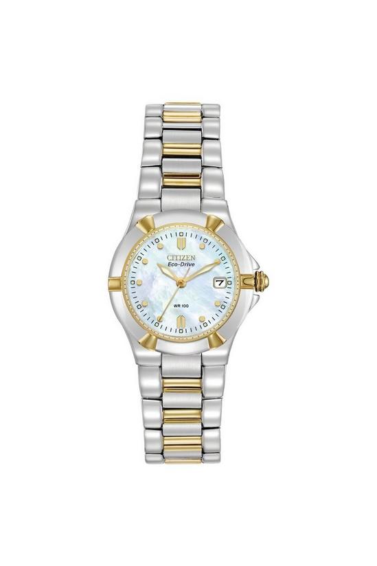 Citizen Ladies Wr100 Stainless Steel Classic Eco-Drive Watch - Ew1534-57D 1