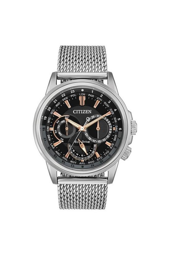 Citizen Gents Sport Stainless Steel Classic Eco-Drive Watch - Bu2020-70E 1