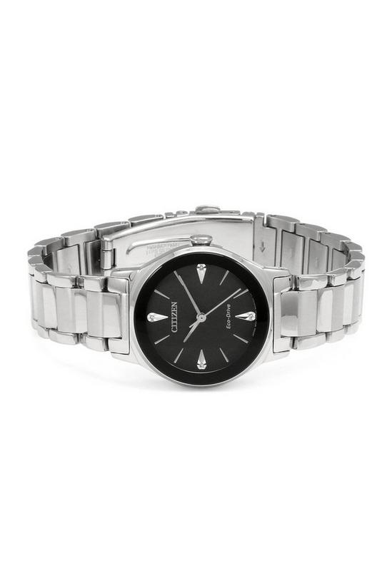 Citizen Ladies' Axiom Diamond Stainless Steel Classic Watch - Em0730-57E 2