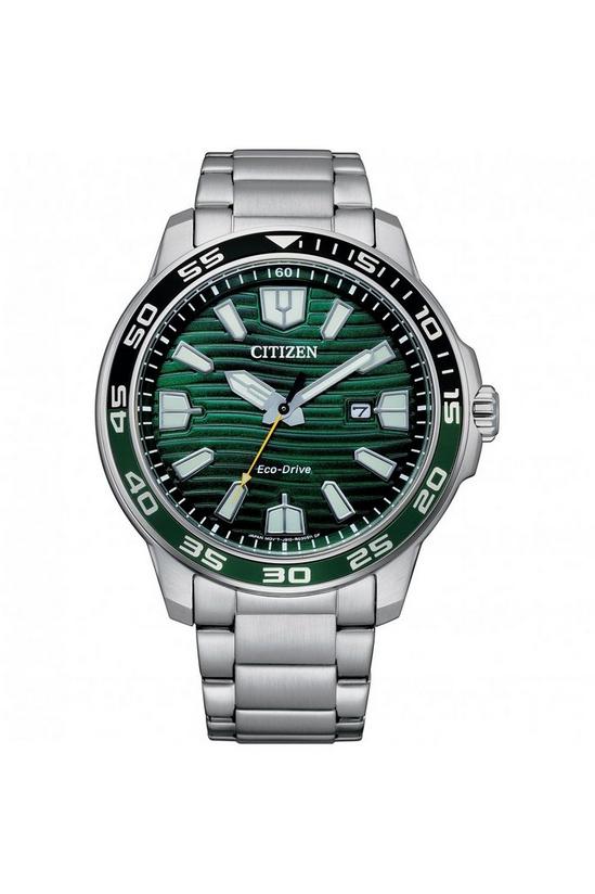Citizen Sport Stainless Steel Classic Eco-Drive Watch - Aw1526-89X 1
