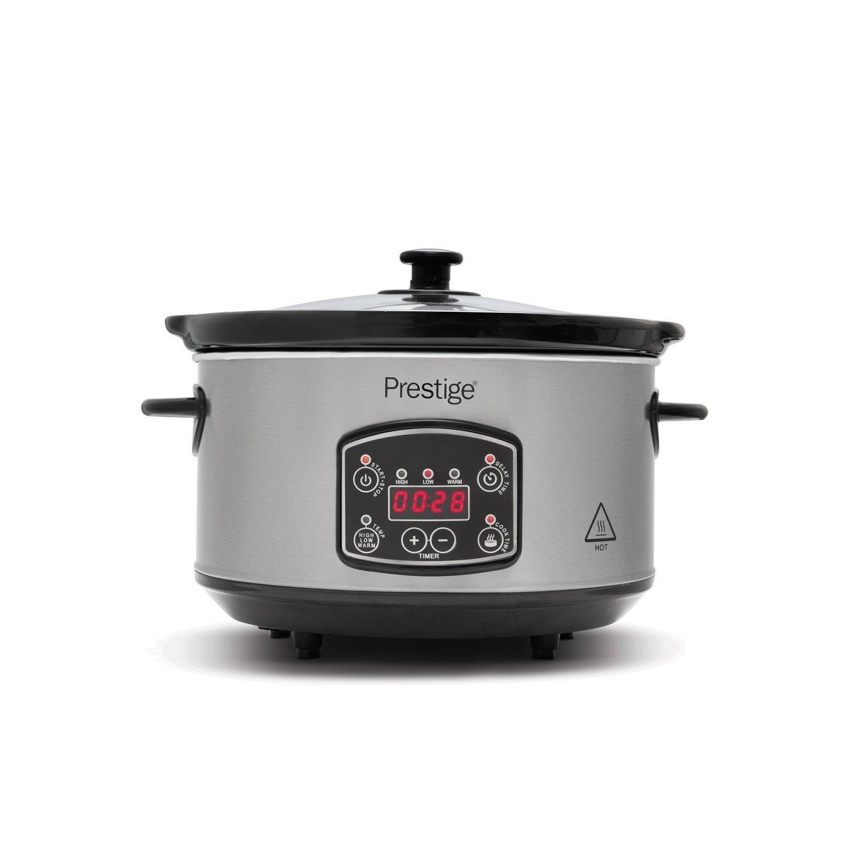 Slow Cooker' Stainless Steel Digital Slow Cooker - 5.5L