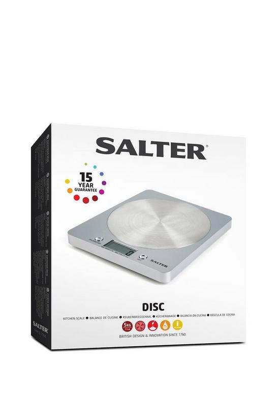 Salter Disc Electronic Silver Kitchen Scale 3