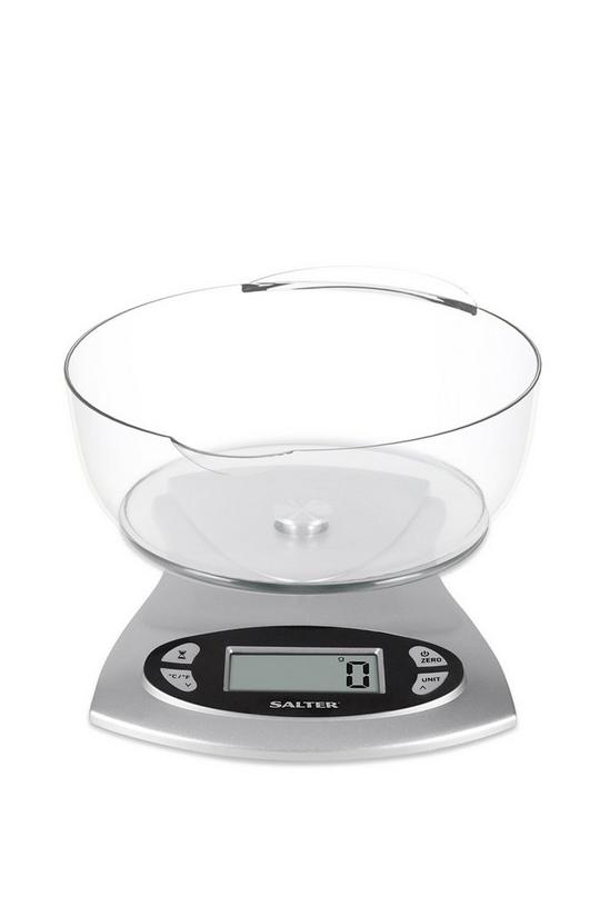 Salter Silver Salter 5KG Electronic Kitchen Scale with Jug 1