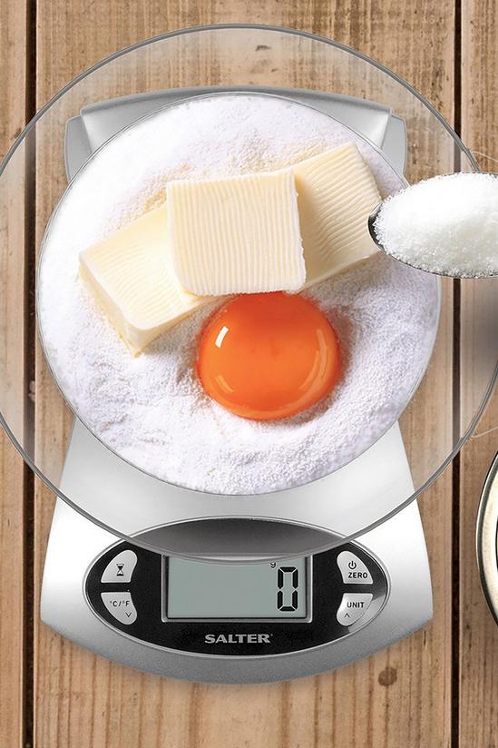 Salter Silver Salter 5KG Electronic Kitchen Scale with Jug 5