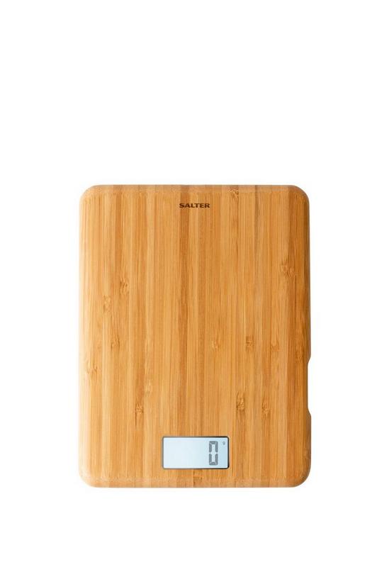 Salter Eco Bamboo Rechargeable Digital Kitchen Scale 1