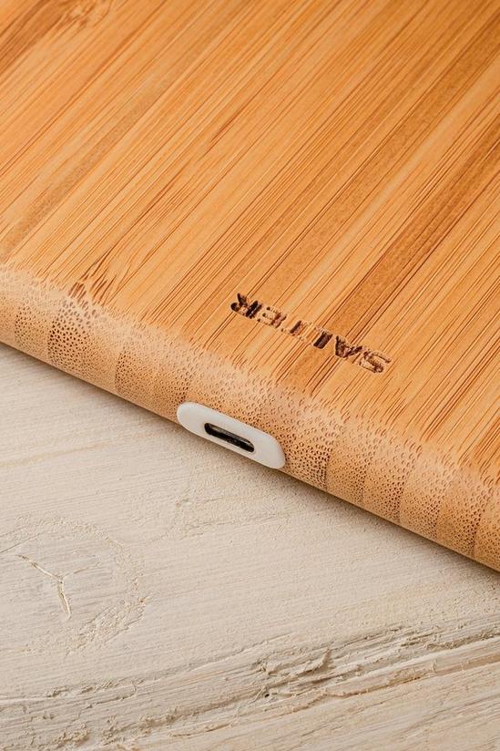 Salter Eco Bamboo Rechargeable Digital Kitchen Scale 5